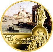 Niue 50 Dollars San Giorgio Maggiore 2017  CANALETTO SAN GIORGIO MAGGIORE coin reverse Niue 50 Dollars San Giorgio Maggiore 2017  CANALETTO SAN GIORGIO MAGGIORE coin reverse