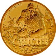Niue 50 Dollars (The Last Wish) ANDRZEJ SAPKOWSKI THE LAST WISH THE WITCHER BOOK SERIES coin reverse Niue 50 Dollars (The Last Wish) ANDRZEJ SAPKOWSKI THE LAST WISH THE WITCHER BOOK SERIES coin reverse