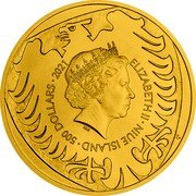 Niue 500 Dollars Czech Lion 2021 CM BU ELIZABETH II NIUE ISLAND 500 DOLLARS 2021 CM IRB coin obverse Niue 500 Dollars Czech Lion 2021 CM BU ELIZABETH II NIUE ISLAND 500 DOLLARS 2021 CM IRB coin obverse