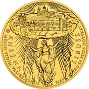 Niue 500 Dollars (Princess Libuse) OJ KNĚŽNA LIBUŠE MĚSTO VIDÍM VELIKÉ, JEHOŽ SLÁVA HVĚZD SE BUDE DOTÝKAT coin reverse Niue 500 Dollars (Princess Libuse) OJ KNĚŽNA LIBUŠE MĚSTO VIDÍM VELIKÉ, JEHOŽ SLÁVA HVĚZD SE BUDE DOTÝKAT coin reverse