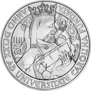 Niue 80 Dollars (Charles University) HP ANNO DCLXX AB UNIVERSITATE CAROLINA FUNDATA coin reverse Niue 80 Dollars (Charles University) HP ANNO DCLXX AB UNIVERSITATE CAROLINA FUNDATA coin reverse