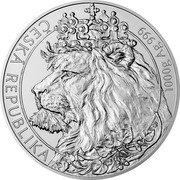 Niue 80 Dollars (Czech Lion. Elizabeth II) ČESKÁ REPUBLIKA 1000G AG 999 coin reverse Niue 80 Dollars (Czech Lion. Elizabeth II) ČESKÁ REPUBLIKA 1000G AG 999 coin reverse