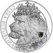 Niue 80 Dollars (Czech Lion - hologram) ČESKÁ REPUBLIKA coin reverse Niue 80 Dollars (Czech Lion - hologram) ČESKÁ REPUBLIKA coin reverse