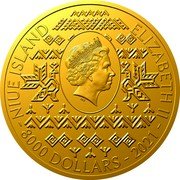 Niue 8000 Dollars Elizabeth II Golden Eagle 2021 CM BU NIUE ISLAND ELIZABETH II IRB 8000 DOLLARS 2021 coin obverse Niue 8000 Dollars Elizabeth II Golden Eagle 2021 CM BU NIUE ISLAND ELIZABETH II IRB 8000 DOLLARS 2021 coin obverse