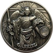 Niue Five Dollars Gabriel 2017  GABRIEL coin reverse Niue Five Dollars Gabriel 2017  GABRIEL coin reverse