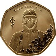 Niue One Dollar (COVID-19) VICTORY BELONGS TO US coin reverse Niue One Dollar (COVID-19) VICTORY BELONGS TO US coin reverse