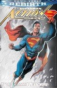 Niue One Dollar Superman Reborn 2018  BU DC DC UNIVERSE REBIRTH SUPERMAN ACTION COMICS SUPERMAN REBORN SUPERMAN AND ALL RELATED CHARACTERS AND ELEMENTS © & TM DC COMICS. WB SHIELD: © & TM WBEI. (S18) coin reverse