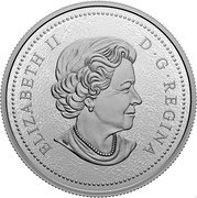 Canada 1 Cent Last Penny. 10th Anniversary 2022 ELIZABETH II D G REGINA coin obverse Canada 1 Cent Last Penny. 10th Anniversary 2022 ELIZABETH II D G REGINA coin obverse