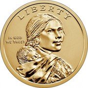 USA 1 Dollar (American Indians In Ballet) LIBERTY IN GOD WE TRUST GG coin obverse USA 1 Dollar (American Indians In Ballet) LIBERTY IN GOD WE TRUST GG coin obverse