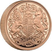UK 1 Sovereign (Memorial Piedfort) DIEU ET 2022 MON DROIT J.C coin reverse UK 1 Sovereign (Memorial Piedfort) DIEU ET 2022 MON DROIT J.C coin reverse