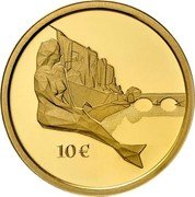 Luxembourg 10 Euro (Melusina) 10 € coin reverse Luxembourg 10 Euro (Melusina) 10 € coin reverse
