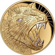 Niue 100 Dollars Tasmanian Devil 2020 ELIZABETH II NIUE 2020 100 DOLLARS 1 OZ 9999 GOLD coin obverse