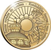 Belgium 12-1/2 Euro Royal Greenhouses of Laeken 2022 ☤ SERRES ROYALES DE LAEKEN KONINKLIJKE SERRES VAN LAKEN coin reverse Belgium 12-1/2 Euro Royal Greenhouses of Laeken 2022 ☤ SERRES ROYALES DE LAEKEN KONINKLIJKE SERRES VAN LAKEN coin reverse