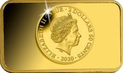 Niue 2 Dollars 50 Cents Elizabeth II -In Gold We Trust 2020  ELIZABETH II NIUE 2 DOLLARS 50 CENTS IRB 2020 coin obverse