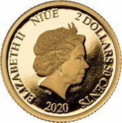 Niue 2 Dollars 50 Cents (Save the Ocean) ELIZABETH II NIUE 2 DOLLARS 50 CENTS IRB 2020 coin obverse