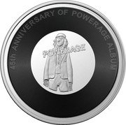 Australia 20 Cents (AC/DC Powerage) 45TH ANNIVERSARY OF POWERAGE ALBUM POWERAGE coin reverse Australia 20 Cents (AC/DC Powerage) 45TH ANNIVERSARY OF POWERAGE ALBUM POWERAGE coin reverse