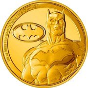 Niue 25 Dollars Batman DC 2022 Proof 1/4 OZ 9999 FINE GOLD BATMAN TM & © DC (S22) TM coin reverse Niue 25 Dollars Batman DC 2022 Proof 1/4 OZ 9999 FINE GOLD BATMAN TM & © DC (S22) TM coin reverse