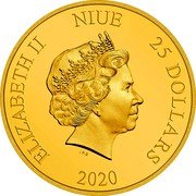 Niue 25 Dollars (Elizabeth II Albus Dumbledore) ELIZABETH II NIUE 25 DOLLARS IRB 2020 coin obverse
