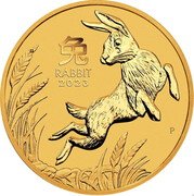 Australia 25 Dollars Year of the Rabbit 2023 P In Sets only 2023 IJ P RABBIT 兔 coin reverse Australia 25 Dollars Year of the Rabbit 2023 P In Sets only 2023 IJ P RABBIT 兔 coin reverse