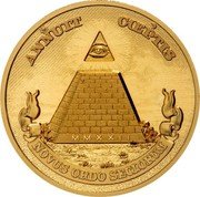 Niue 250 Dollars Eye of Providence 2022 Proof ANNUIT CŒPTIS MMXXII NOVUS ORDO SECLORUM coin reverse Niue 250 Dollars Eye of Providence 2022 Proof ANNUIT CŒPTIS MMXXII NOVUS ORDO SECLORUM coin reverse