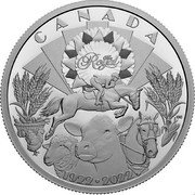 Canada 30 Dollars 100th Anniversary of the Royal Agricultural Winter Fair 2022 CANADA 1922 2022 GG THE ROYAL coin reverse Canada 30 Dollars 100th Anniversary of the Royal Agricultural Winter Fair 2022 CANADA 1922 2022 GG THE ROYAL coin reverse