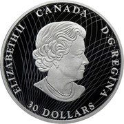 Canada 30 Dollars Northwest Territories 2020  Proof ELIZABETH II CANADA D G REGINA 30 DOLLARS SB coin obverse Canada 30 Dollars Northwest Territories 2020  Proof ELIZABETH II CANADA D G REGINA 30 DOLLARS SB coin obverse