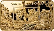 Niue 5 Dollars Australian Koala 2018  Prooflike AUSTRALIAN KOALA 16.5G .999 AG GOLD PLATED FOUR 4 VERSO 45.7G .999 AG GOLD-PLATED coin reverse Niue 5 Dollars Australian Koala 2018  Prooflike AUSTRALIAN KOALA 16.5G .999 AG GOLD PLATED FOUR 4 VERSO 45.7G .999 AG GOLD-PLATED coin reverse