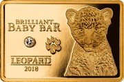 Niue 5 Dollars (Baby Leopard) BRILLIANT BABY BAR LEOPARD 2018 coin reverse Niue 5 Dollars (Baby Leopard) BRILLIANT BABY BAR LEOPARD 2018 coin reverse