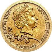 Niue 5 Dollars (Elizabeth II Czech Lion - Double tail) IRB NIUE ISLAND 5 DOLLARS ELIZABETH II 2019 coin obverse Niue 5 Dollars (Elizabeth II Czech Lion - Double tail) IRB NIUE ISLAND 5 DOLLARS ELIZABETH II 2019 coin obverse
