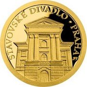 Niue 5 Dollars Prague. Estates Theatre 2019 CM Proof STAVOVSKÉ DIVADLO PRAHA coin reverse Niue 5 Dollars Prague. Estates Theatre 2019 CM Proof STAVOVSKÉ DIVADLO PRAHA coin reverse