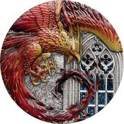 Tuvalu 5 Dollars (Rising Phoenix) TV coin reverse Tuvalu 5 Dollars (Rising Phoenix) TV coin reverse