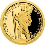 Niue 5 Dollars (Saint Christopher) ST. CHRISTOPHER SV. KRYŠTOF DK coin reverse Niue 5 Dollars (Saint Christopher) ST. CHRISTOPHER SV. KRYŠTOF DK coin reverse