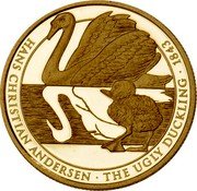 Niue 5 Dollars (Ugly Duckling) HANS CHRISTIAN ANDERSEN THE UGLY DUCKLING 1843 coin reverse Niue 5 Dollars (Ugly Duckling) HANS CHRISTIAN ANDERSEN THE UGLY DUCKLING 1843 coin reverse