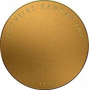 Latvia 5 Euro 100 Years of Latvijas Banka 2022  Proof LATVIJAS BANKAI 100 5 EURO coin obverse Latvia 5 Euro 100 Years of Latvijas Banka 2022  Proof LATVIJAS BANKAI 100 5 EURO coin obverse