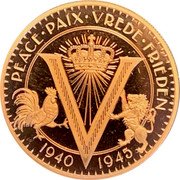 Niue 50 Cents 75 Years Peace and Liberty 2020  PEACE PAIX VREDE FRIEDEN V 1940 1945 coin reverse Niue 50 Cents 75 Years Peace and Liberty 2020  PEACE PAIX VREDE FRIEDEN V 1940 1945 coin reverse
