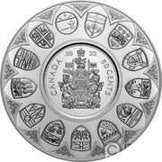 Canada 50 Cents (Coat of Arms) CANADA 2022 50 CENTS coin reverse Canada 50 Cents (Coat of Arms) CANADA 2022 50 CENTS coin reverse