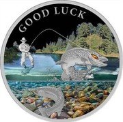 Niue 50 Cents (Good Luck) GOOD LUCK AG 925 coin reverse Niue 50 Cents (Good Luck) GOOD LUCK AG 925 coin reverse