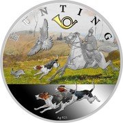 Niue 50 Cents (Hunting) HUNTING AG 925 coin reverse Niue 50 Cents (Hunting) HUNTING AG 925 coin reverse