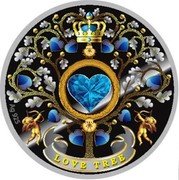 Niue 50 Cents (Love Tree) AG 925 LOVE TREE coin reverse Niue 50 Cents (Love Tree) AG 925 LOVE TREE coin reverse