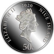 Niue 50 Cents (Time is Money) ELIZABETH II 2020 NIUE ISLAND 50 C coin obverse Niue 50 Cents (Time is Money) ELIZABETH II 2020 NIUE ISLAND 50 C coin obverse
