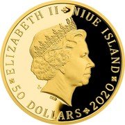 Niue 50 Dollars (Bozhena Nemcova) ELIZABETH II NIUE ISLAND CM IRB 50 DOLLARS 2020 coin obverse