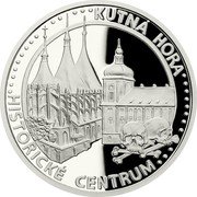 Niue 50 Dollars (Kutna Hora) KUTNÁ HORA HISTORICKÉ CENTRUM coin reverse