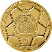 Niue 50 Dollars Robert Lewandowski 2022 Proof 50 DOLLARS 1 OZ 9999 FINE GOLD PUBLIC SEAL OF NIUE ATUA NIUE TUKULAGI NIUE 2022 coin obverse Niue 50 Dollars Robert Lewandowski 2022 Proof 50 DOLLARS 1 OZ 9999 FINE GOLD PUBLIC SEAL OF NIUE ATUA NIUE TUKULAGI NIUE 2022 coin obverse