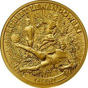 Niue 50 Dollars Robert Lewandowski 2022 Proof ROBERT LEWANDOWSKI TALENT coin reverse Niue 50 Dollars Robert Lewandowski 2022 Proof ROBERT LEWANDOWSKI TALENT coin reverse