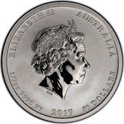 Australia 50 Dollars (Victory in the Pacific) ELIZABETH II AUSTRALIA IRB 1/2OZ 9995 PT 2017 50 DOLLARS coin obverse Australia 50 Dollars (Victory in the Pacific) ELIZABETH II AUSTRALIA IRB 1/2OZ 9995 PT 2017 50 DOLLARS coin obverse