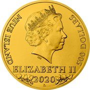 Niue 500 Dollars (Czech Lion - Elizabeth II) IRB NIUE ISLAND ELIZABETH II 500 DOLLARS 2020 CM coin obverse