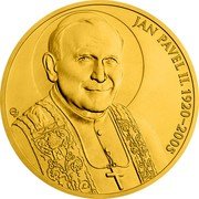 Niue 500 Dollars John Paul II 2020 CM JAN PAVEL II. 1920-2005 OJ coin reverse Niue 500 Dollars John Paul II 2020 CM JAN PAVEL II. 1920-2005 OJ coin reverse