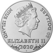 Niue 80 Dollars (Elizabeth II Czech Lion) IRB NIUE ISLAND ELIZABETH II 80 DOLLARS 2020 CM coin obverse Niue 80 Dollars (Elizabeth II Czech Lion) IRB NIUE ISLAND ELIZABETH II 80 DOLLARS 2020 CM coin obverse