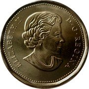 Canada Dollar (Holiday Gift. Santa with Reindeer) ELIZABETH II D G REGINA coin obverse Canada Dollar (Holiday Gift. Santa with Reindeer) ELIZABETH II D G REGINA coin obverse