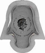 Niue Five Dollars (Elizabeth II Darth Vader Helmet) ELIZABETH II NIUE FIVE DOLLARS IRB 2019 2 OZ 999 FINE SILVER © & TM LUCASFILM LTD coin obverse Niue Five Dollars (Elizabeth II Darth Vader Helmet) ELIZABETH II NIUE FIVE DOLLARS IRB 2019 2 OZ 999 FINE SILVER © & TM LUCASFILM LTD coin obverse
